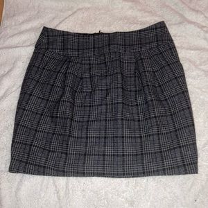 Plaid mini skirt